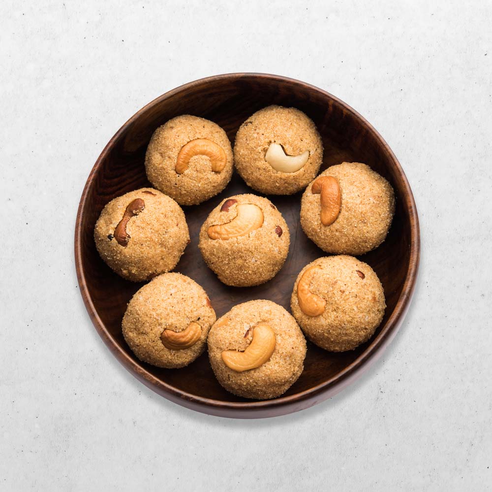 Laddu - Rawa-Besan ladoo