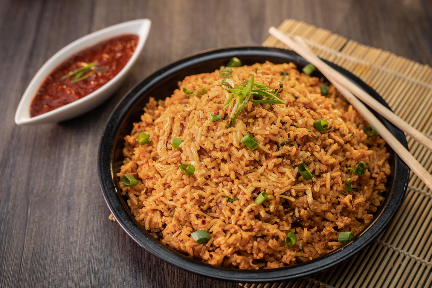 Schezwan Egg Fried Rice