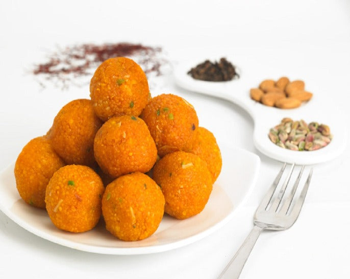 Motichoor Ladoo made during festivals in India