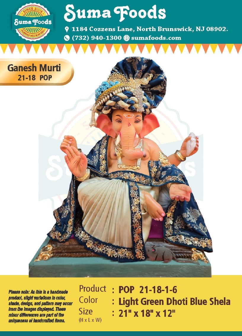 21"-18" POP Ganesh murrti Model 21-18-1-6
