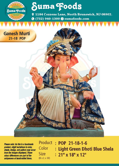 21"-18" POP Ganesh murrti Model 21-18-1-6