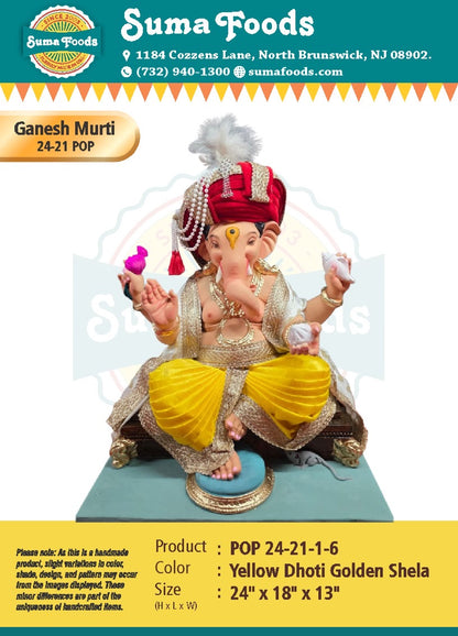 24"-21" POP Ganesh murrti Model 24-21-1-6