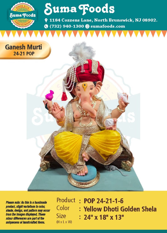 24"-21" POP Ganesh murrti Model 24-21-1-6