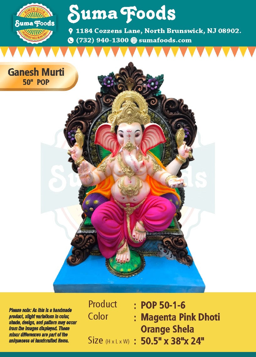 50" POP Ganesh murti Model 50-1-6