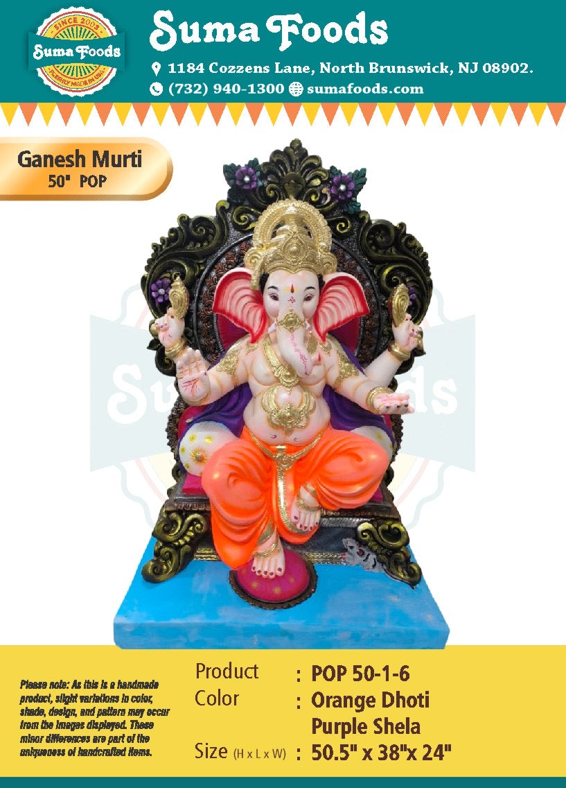 50" POP Ganesh murti Model 50-1-6