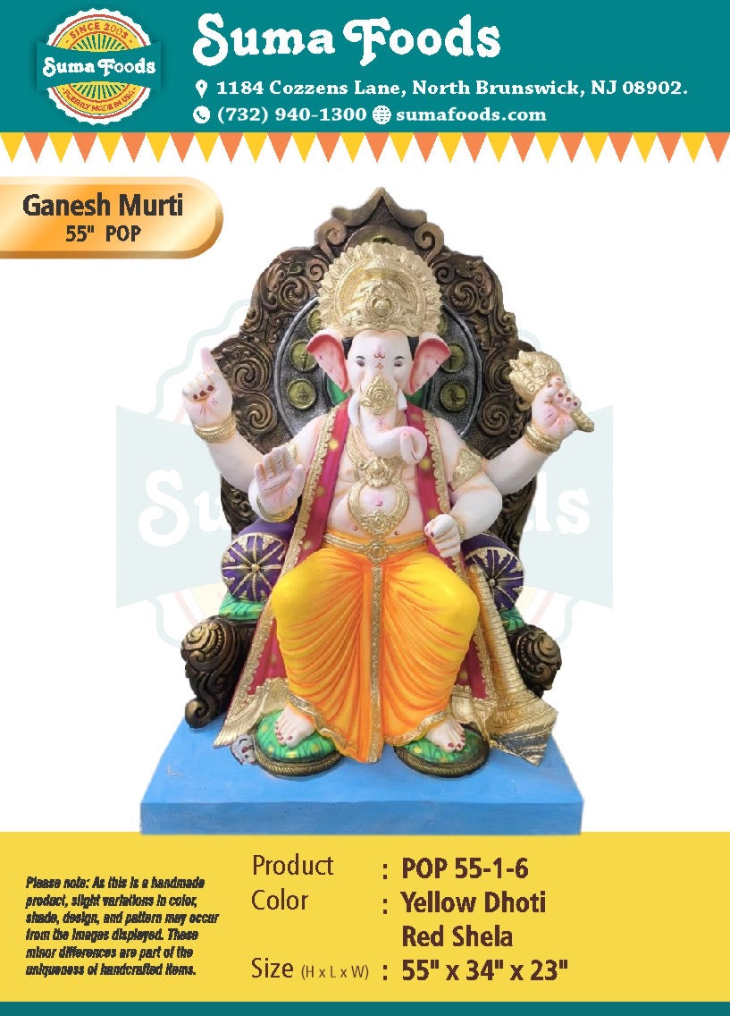 55" POP Ganesh murti Model 55-1-6