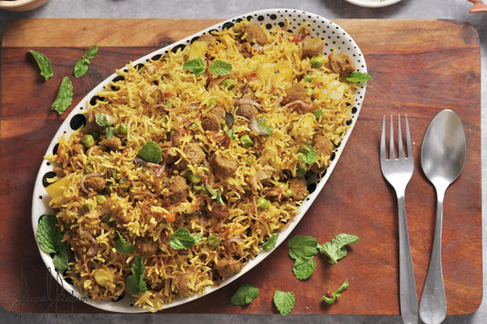 Soya Chunk Pulao