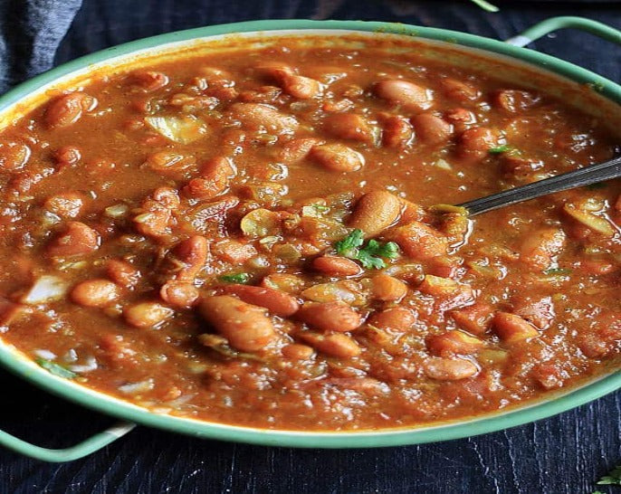 Rajma Masala made with red Kidney beans and spices